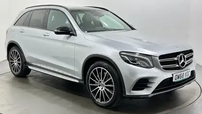 Used Mercedes GLC220 AMG line 170 HP (125 kW) 2018 Silver SUV