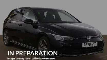 Used VW Golf VII R-line 150 HP (110 kW) 2020 Black Hatchback