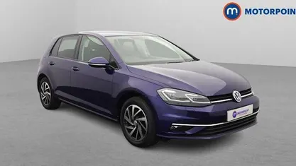 Used VW Golf VII Edition 150 HP (110 kW) 2019 Blue Hatchback