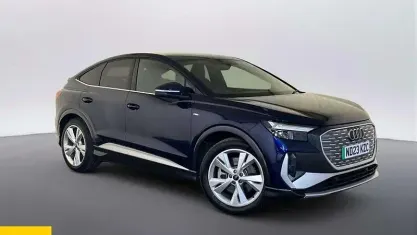 Used Audi Q4 Sportback e-tron S-Line 150 kW (204 HP) 2023 Blue SUV
