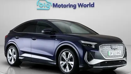 Used Audi Q4 Sportback e-tron S-Line 219 kW (299 HP) 2022 Blue SUV