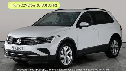 White Used 2023 VW Tiguan S SUV | £21,240 (Good price)