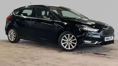 Black Used 2016 Ford Focus Titanium Hatchback | £6,470 (Fair price)