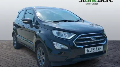 Used Ford Ecosport Zetec 125 HP (91 kW) 2018 Black SUV