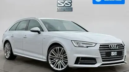 Used Audi A4 S-Line 252 HP (185 kW) 2017 White Estate