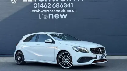 Used Mercedes A250 AMG 218 HP (160 kW) 2017 White Hatchback