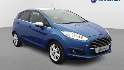 Used Ford Fiesta Zetec 101 HP (74 kW) 2016 Blue Hatchback