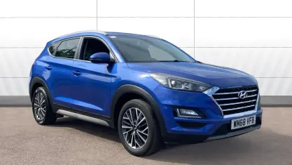 Used Hyundai Tucson Premium 177 HP (130 kW) 2019 Blue SUV