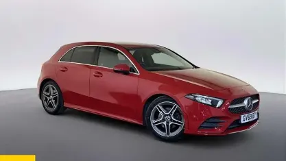 Used Mercedes A180 Executive 136 HP (100 kW) 2019 Red Hatchback