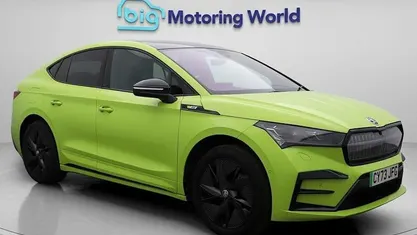 Green Used 2024 Skoda Enyaq iV vRS SUV | £26,000 (Fair price)