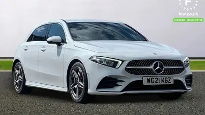 Used Mercedes A180 Executive 136 HP (100 kW) 2021 White Hatchback