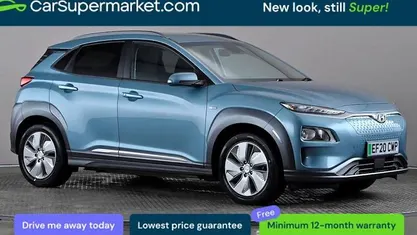 Used Hyundai Kona Premium 100 kW (136 HP) 2020 Blue SUV