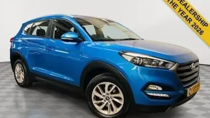 Used Hyundai Tucson SE 116 HP (85 kW) 2015 Blue SUV