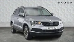 Business grey metallic Used 2021 Skoda Karoq SE Drive SUV | £15,400 (Fair price)