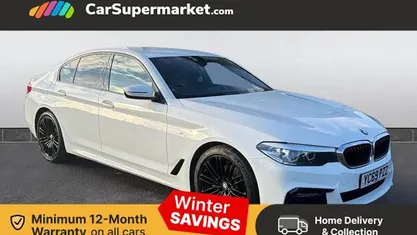 White Used 2019 BMW 520 M Sport Sedan | £16,197 (Fair price)