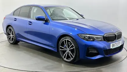 Used BMW 330e M Sport 292 HP (214 kW) 2021 Blue Sedan