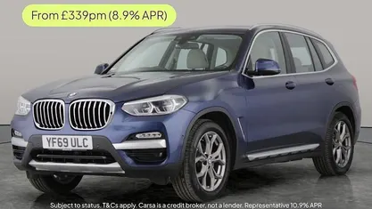 Blue Used 2019 BMW X3 xLine SUV | £21,506 (Super price)