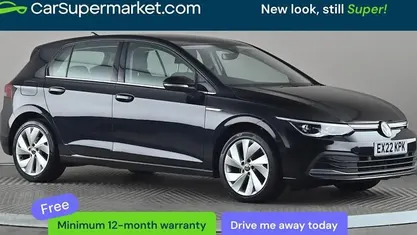 Used VW Golf VIII Style 131 HP (96 kW) 2022 Black Hatchback
