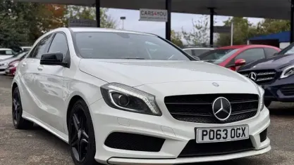 Used Mercedes A200 AMG 156 HP (114 kW) 2013 White Hatchback