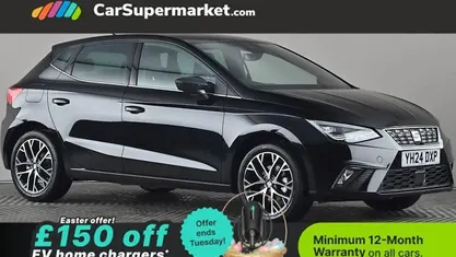 Used Seat Ibiza XCELLENCE 110 HP (80 kW) 2023 Black Hatchback