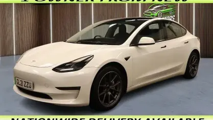 Used Tesla Model 3 Long Range AWD 366 kW (498 HP) 2021 White Sedan
