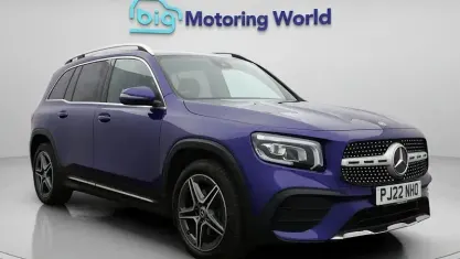 Used Mercedes GLB200 AMG line 163 HP (119 kW) 2022 Blue SUV