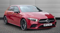 Red Used 2022 Mercedes A35 AMG Premium Plus Hatchback | £27,395 (Fair price)
