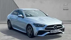 Silver Used 2024 Mercedes C200 AMG line Sedan | £32,884 (Fair price)