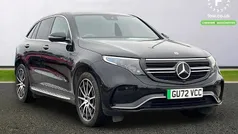 Black Used 2022 Mercedes EQC400 AMG line SUV | £25,599 (Good price)