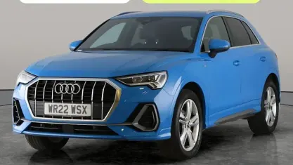 Used Audi Q3 S-Line 150 HP (110 kW) 2022 Blue SUV
