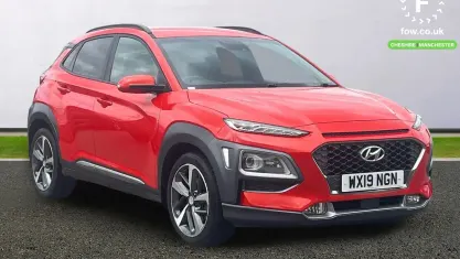 Used Hyundai Kona Premium 177 HP (130 kW) 2019 Orange SUV