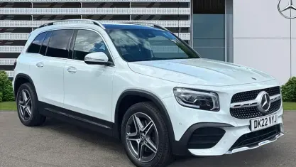 Gebraucht Mercedes GLB200 AMG Line Premium Plus 163 PS (119 kW) 2022 Weiß SUV