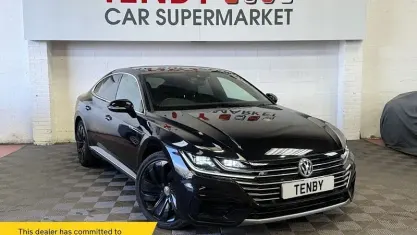 Used VW Arteon R-line 190 HP (139 kW) 2019 Black Hatchback