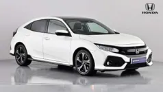 White Used 2019 Honda Civic Sport Plus Hatchback | £13,250 (Fair price)