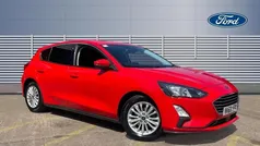 Race red (standard paint) Used 2019 Ford Focus Titanium Hatchback | £10,149 (Fair price)