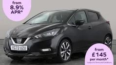 Black Used 2022 Nissan Micra Tekna Hatchback | £11,305 (Fair price)