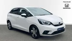 Special solid platinum white Used 2021 Honda Jazz Hybrid Hatchback | £16,099 (Fair price)
