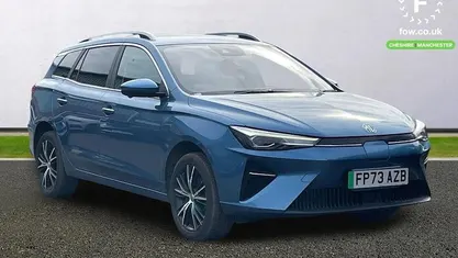 Used MG MG5 EV Trophy 114 kW (156 HP) 2022 Blue Estate