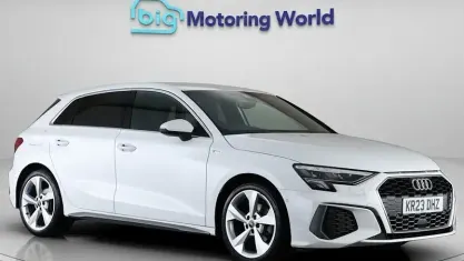 Usado Audi A3 Sportback S-Line 150 CV (110 kW) 2023 Blanco Utilitario