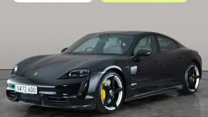 Used Porsche Taycan Performance Package 559 kW (761 HP) 2022 Black Sedan