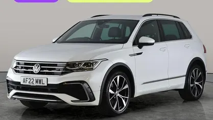 Used VW Tiguan R-line 150 HP (110 kW) 2022 White SUV