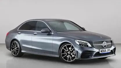 Used Mercedes C220 AMG line 194 HP (142 kW) 2018 Grey Sedan
