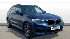 Blue Used 2021 BMW X3 M Sport SUV | £27,915 (Good price)