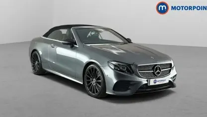 Used Mercedes E220 AMG line 194 HP (142 kW) 2020 Grey Cabriolet