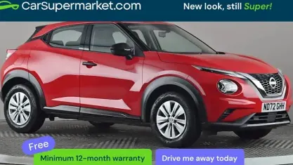 Usado Nissan Juke Visia 114 HP (83 kW) 2022 Vermelho SUV