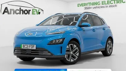 Used Hyundai Kona Premium 150 kW (204 HP) 2021 Blue SUV