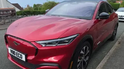 Used Ford Mustang Mach-E Extended Range 258 kW (351 HP) 2021 Red SUV