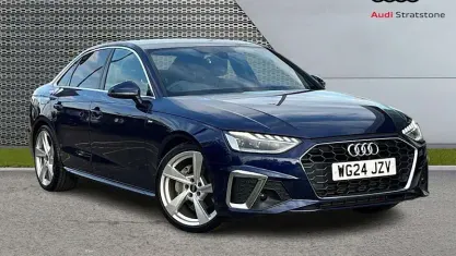 Used Audi A4 S-Line 204 HP (150 kW) 2024 Blue Sedan