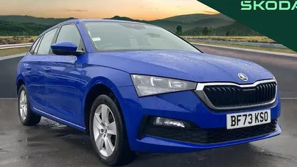 Used Skoda Scala SE 95 HP (69 kW) 2023 Blue Hatchback
