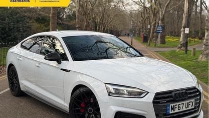 Usado Audi A5 Sportback S-Line 190 CV (139 kW) 2017 Blanco Utilitario
